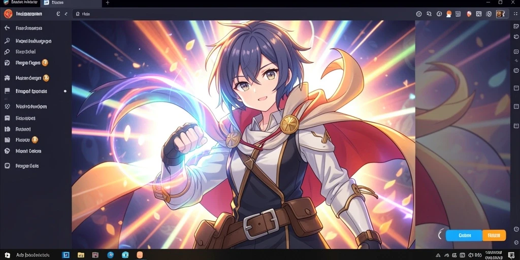 Screenshot 1: Tampilan awal permainan yang menarik dan colorful.