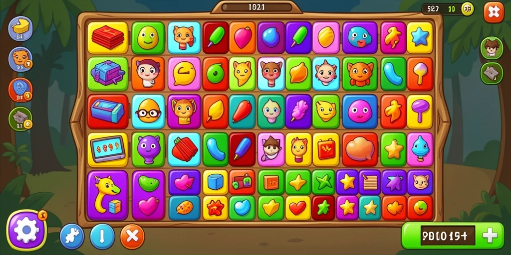 Tampilan permainan slot yang menarik dan penuh warna.