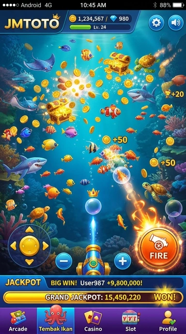 Galeri pratinjau visual jmtoto build APK resmi terbaru
